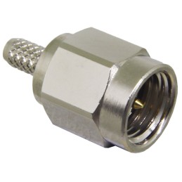 1 pcs : CONSMA007 - CONN SMA PLUG STR 50 OHM SOLDER