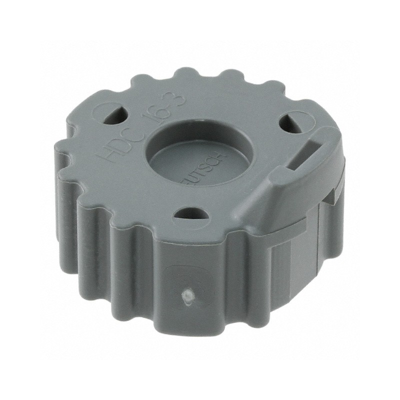 1 pcs : HDC16-3 - CONN PROTECTIVE COVER 3 GRAY