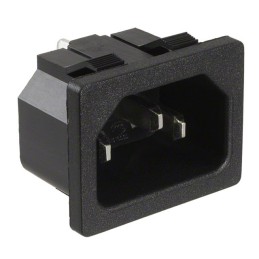 1 pcs : 4300.0704 - PWR ENT RCPT IEC320-C14 PNL SLDR