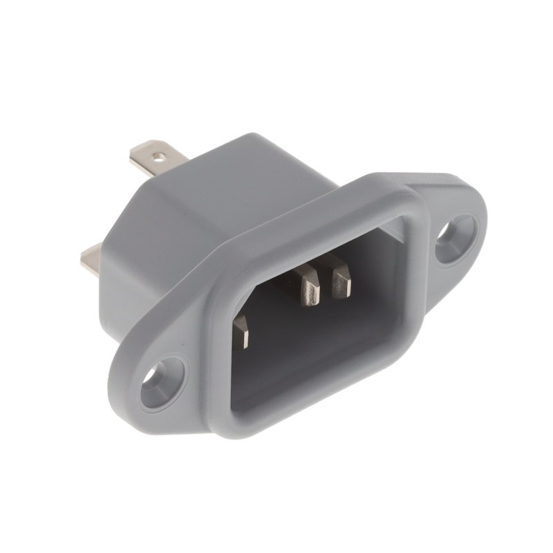 1 pcs : 6162.0056 - PWR ENT RCPT IEC320-C14 PANEL QC