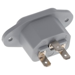 1 pcs : 6162.0056 - PWR ENT RCPT IEC320-C14 PANEL QC