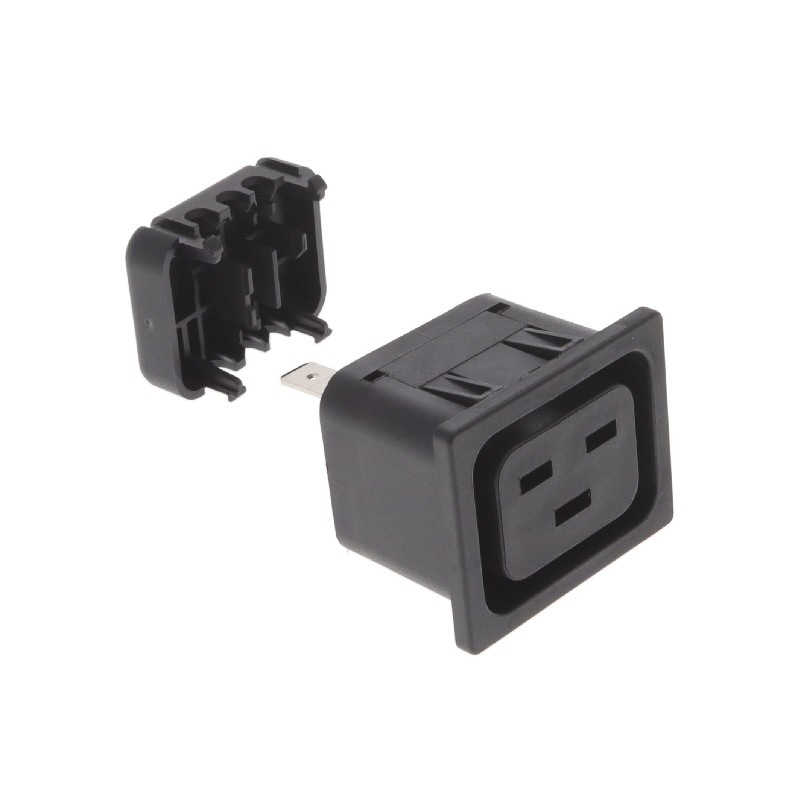 1 pcs : 4710.5254 - PWR ENT RCPT IEC320-2-2J PNL QC