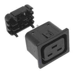 1 pcs : 4710.6153 - PWR ENT RCPT IEC320-2-2J PNL QC