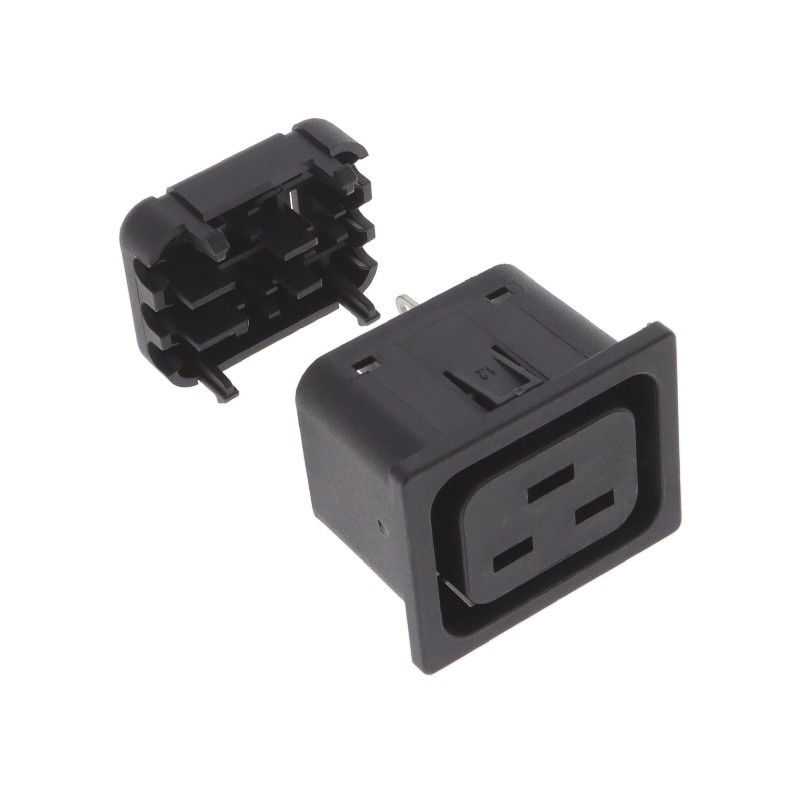 1 pcs : 4710.6153 - PWR ENT RCPT IEC320-2-2J PNL QC