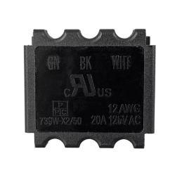 1 pcs : 739W-X2/50 - NEMA 5-20R 20A 125VAC SNAP-IN OU