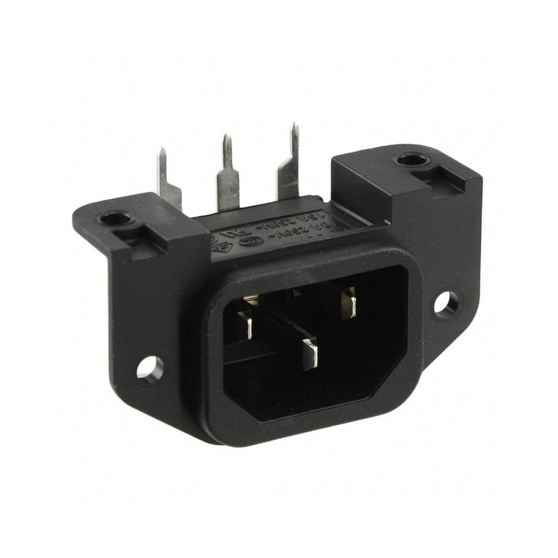 1 pcs : GSP1.8101.1 - PWR ENT RCPT IEC320-C14 PNL SLDR