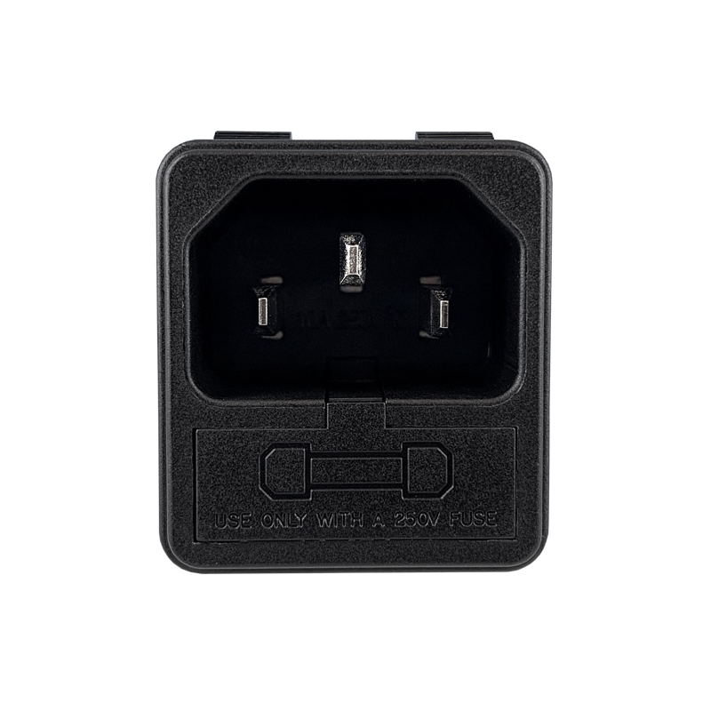 1 pcs : 723W-X2/02 - PWR ENT MOD RCPT IEC320-C14 PNL