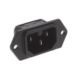 1 pcs : 6110.9300 - PWR ENT RCPT IEC320-C16 RIVET QC