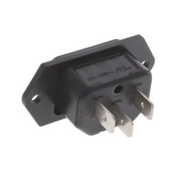 1 pcs : 6110.9300 - PWR ENT RCPT IEC320-C16 RIVET QC