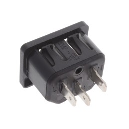 1 pcs : 6110.4212 - PWR ENT RCPT IEC320-C16 PANEL QC