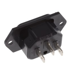 1 pcs : 6110.3200 - PWR ENT RCPT IEC320-C16 PANEL QC