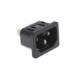 1 pcs : 6110.4310 - PWR ENT RCPT IEC320-C16 PANEL QC