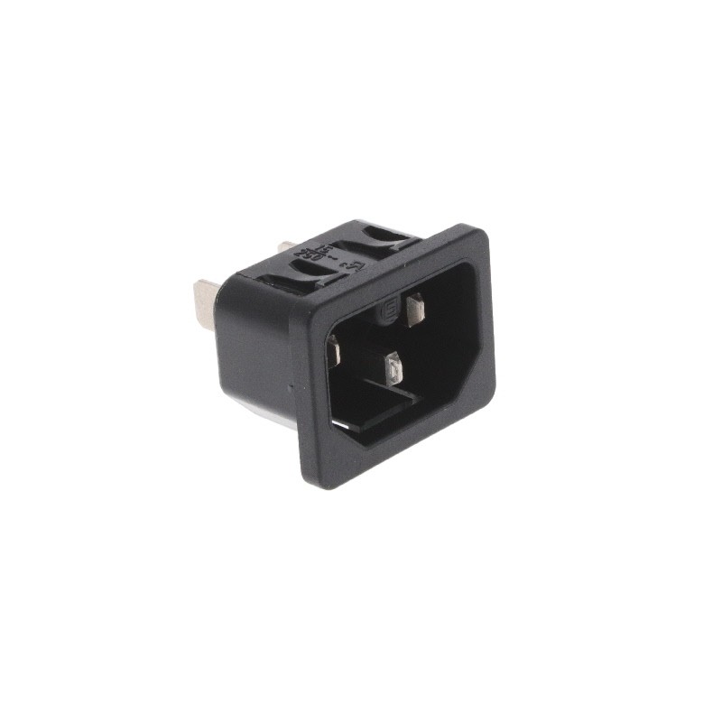 1 pcs : 6110.4310 - PWR ENT RCPT IEC320-C16 PANEL QC