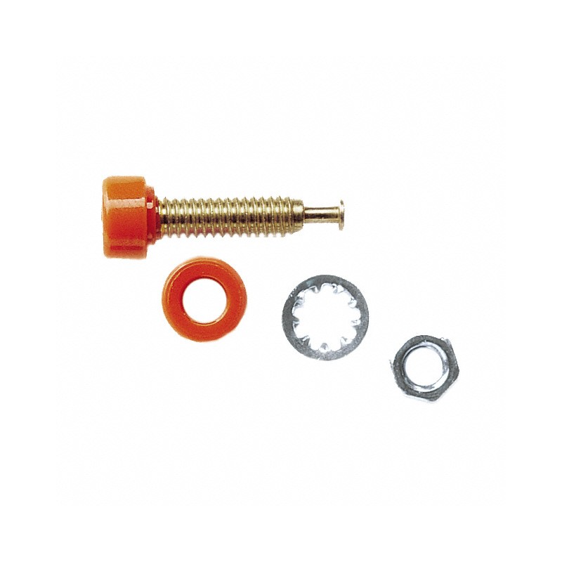 1 pcs : 2142-3 - CONN BANANA JACK MIN TURRET ORAN