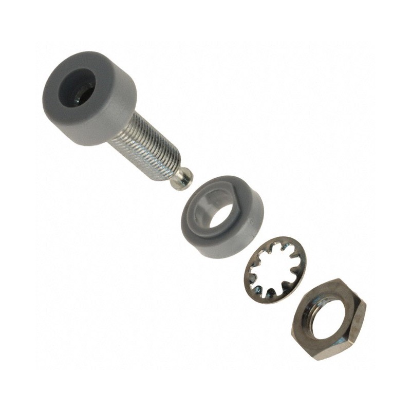 1 pcs : 1581-8 - CONN BANANA JACK TURRET GRAY