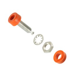 1 pcs : 1581-3 - CONN BANANA JACK TURRET ORANGE