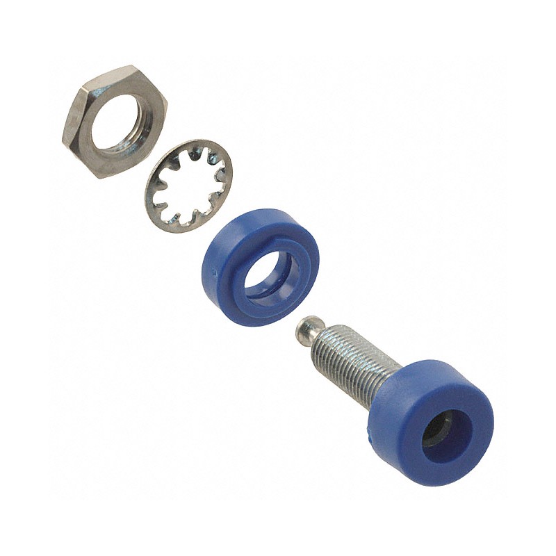 1 pcs : 1581-6 - CONN BANANA JACK TURRET BLUE