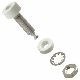 1 pcs : 1581-9 - CONN BANANA JACK TURRET WHITE