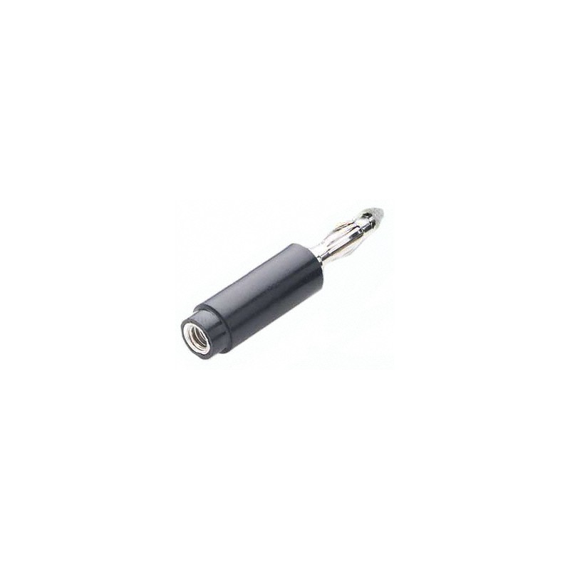 1 pcs : BU-00226-0 - CONN BANANA PLUG THRD BLACK