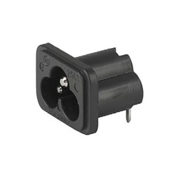 1 pcs : 6160.0003 - PWR ENT RCPT IEC320-C6 PNL SLDR