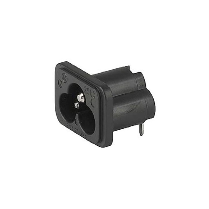 1 pcs : 6160.0003 - PWR ENT RCPT IEC320-C6 PNL SLDR