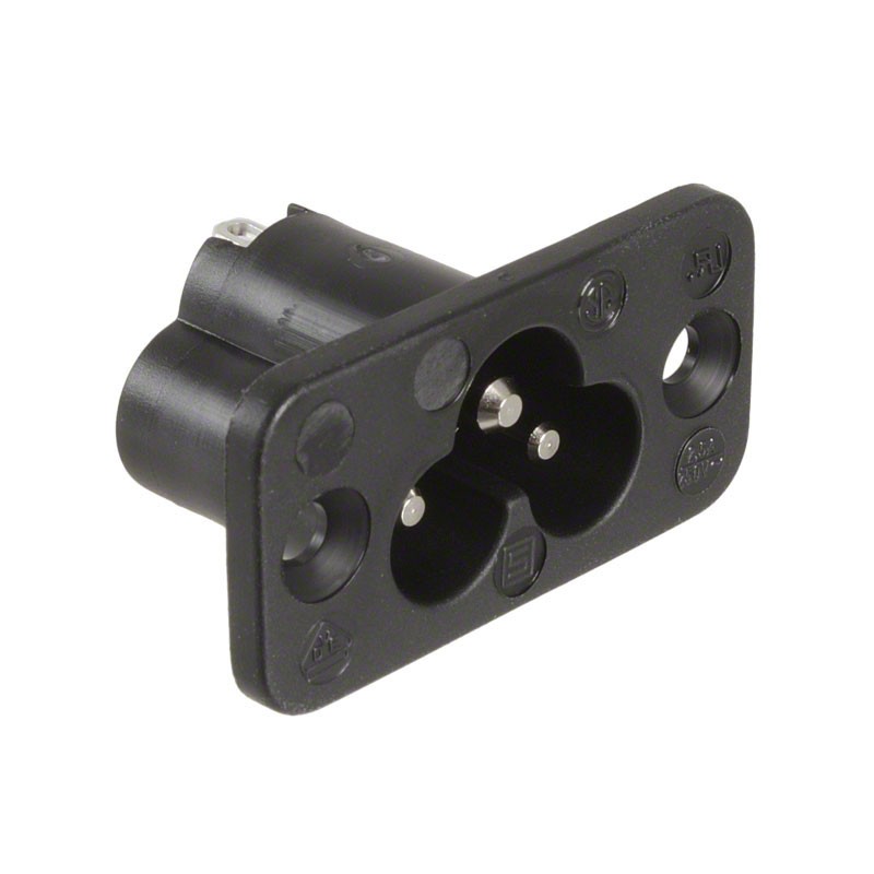 1 pcs : 6160.0001 - PWR ENT RCPT IEC320-C6 PNL SLDR