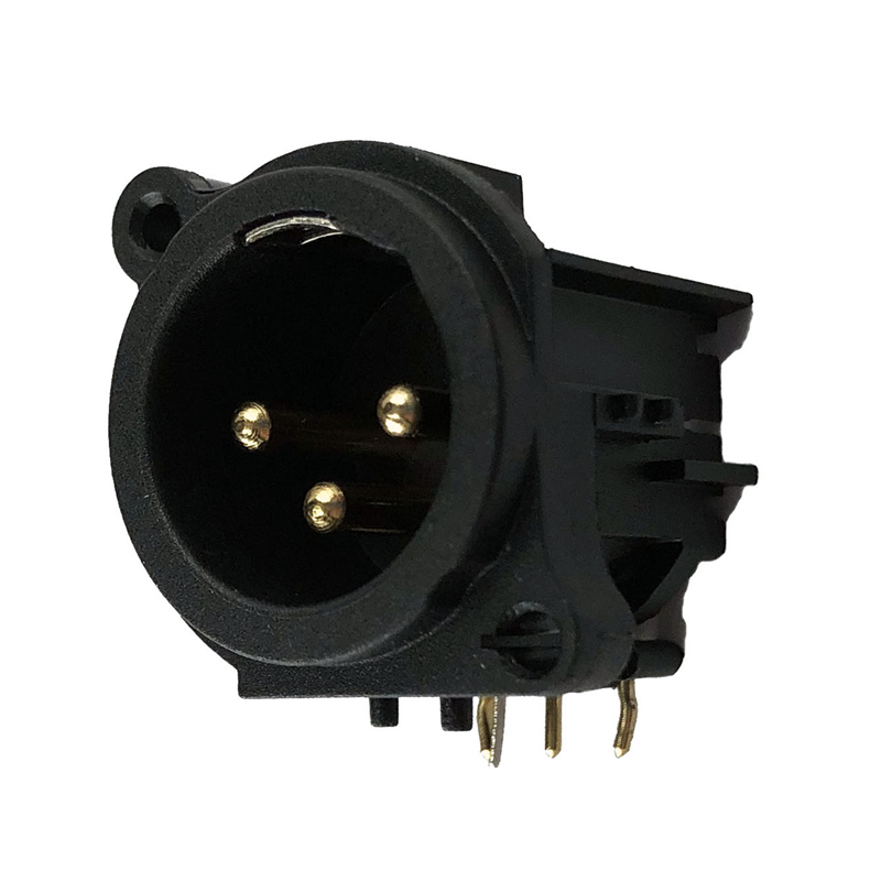 1 pcs : IO-XLR3-M-EH - CONN RCPT MALE XLR 3POS SOLDER