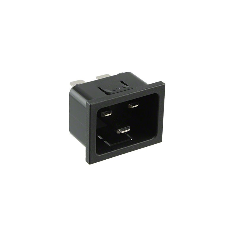 1 pcs : 4793.4000 - PWR ENT RCPT IEC320-C20 PANEL QC