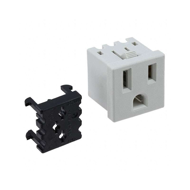 1 pcs : 1-208979-0 - PWR ENT RCPT NEMA5-15 PANEL IDC