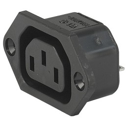 1 pcs : 3-144-640 - 6600-3 CONNECTOR OUTLET 10A F