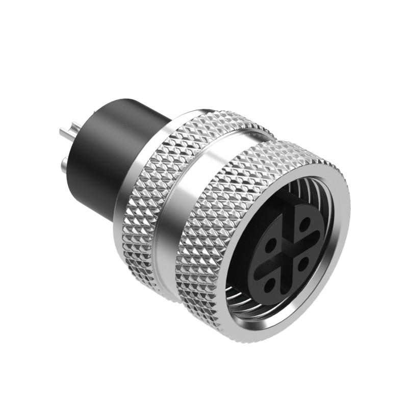 1 pcs : 50-00952 - CONN RCPT FMALE 4P GOLD SLDR CUP