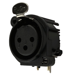 1 pcs : IO-XLR3-F-EH - CONN RCPT FMALE XLR 3POS SOLDER