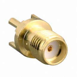 1 pcs : CONSMA001-C-G - CONN SMA FML THROUGH MNT STR