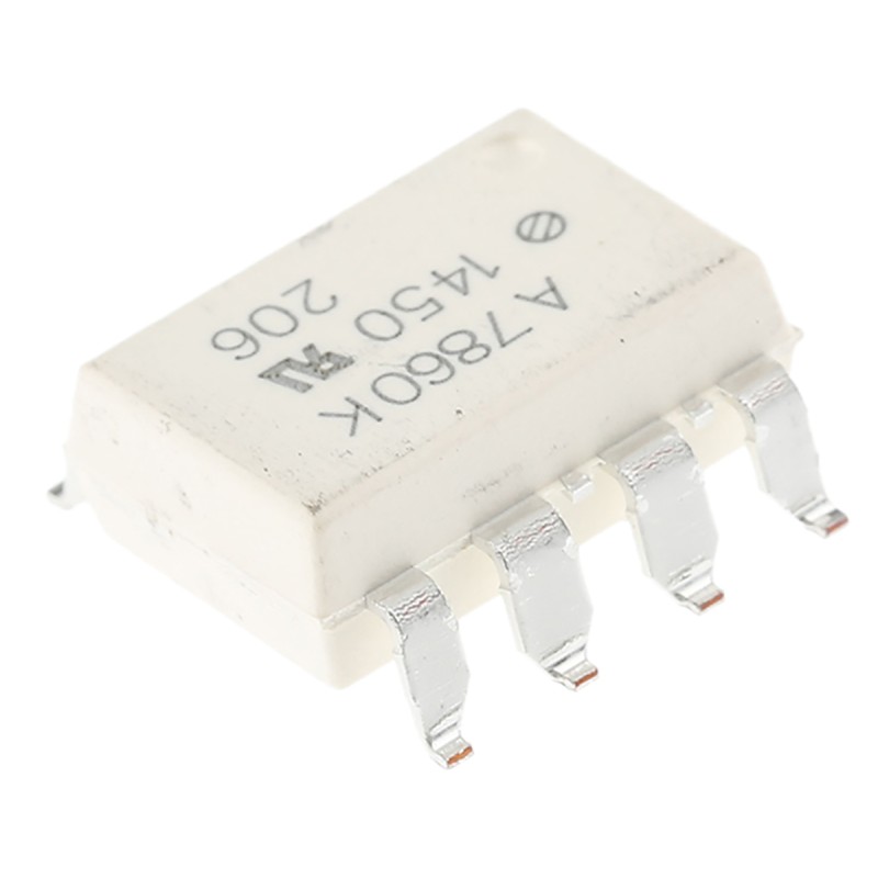 1 pcs - Broadcom, HCPL-7860-300E DC Input Transistor Output Optocoupler, Surface Mount, 8-Pin DIP