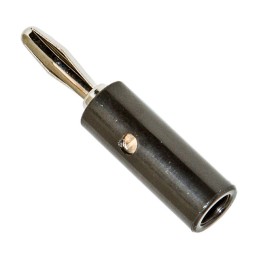 1 pcs : BU-00245-0 - CONN BANANA PLUG SLDRLESS BLACK