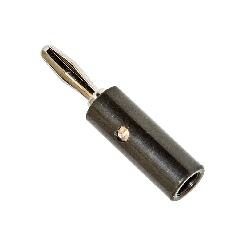 1 pcs : BU-00245-0 - CONN BANANA PLUG SLDRLESS BLACK