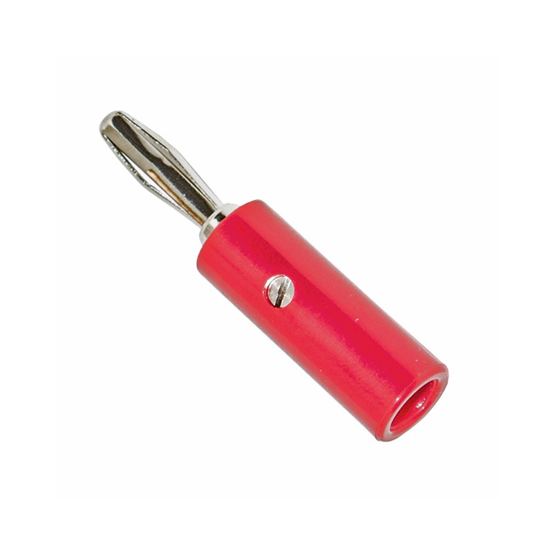 1 pcs : BU-00245-2 - CONN BANANA PLUG SOLDERLESS RED