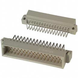 1 pcs : 650946-5 - CONN DIN PLUG 48POS PCB RA GOLD