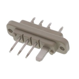 1 pcs : JA77844 - CONN PLUG 4POS PNL MNT SLDR