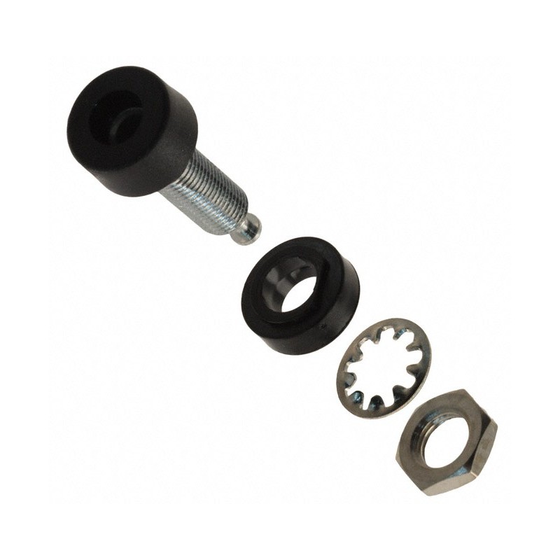 1 pcs : 4900-0 - CONN BANANA JACK TURRET BLACK