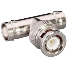 1 pcs : ADP-BNCM-BNCF-T - BNC MALE TO BNC FML T ADAPTER