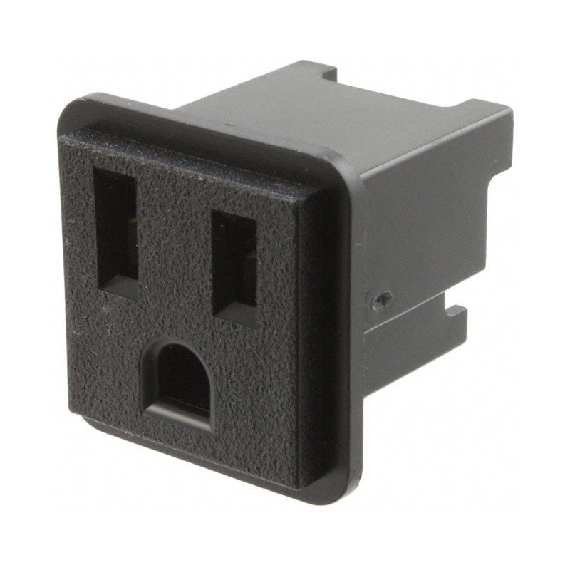 1 pcs : 3-213598-2 - PWR ENT RCPT NEMA5-15 PNL SLDR