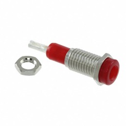 1 pcs : 6025 - CONN TIP JACK SLDR EYELET RED
