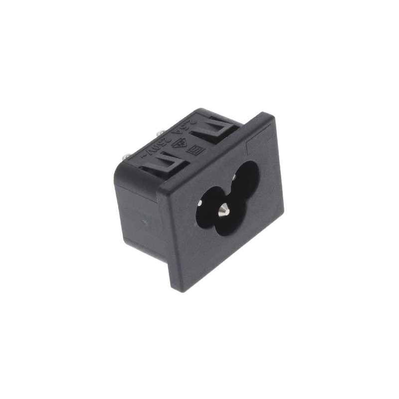 1 pcs : 6163.0021 - PWR ENT RCPT IEC320-C6 PNL SLDR