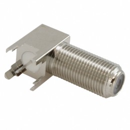 1 pcs : VF330 - CONN F JACK R/A 75 OHM PCB