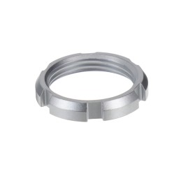 1 pcs : GEG.1E.240.LC - CONN NOTCHED NUT SILVER