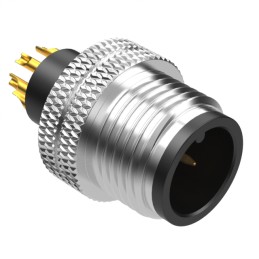 1 pcs : 50-00961 - CONN PLUG MALE 6P GOLD SLDR CUP