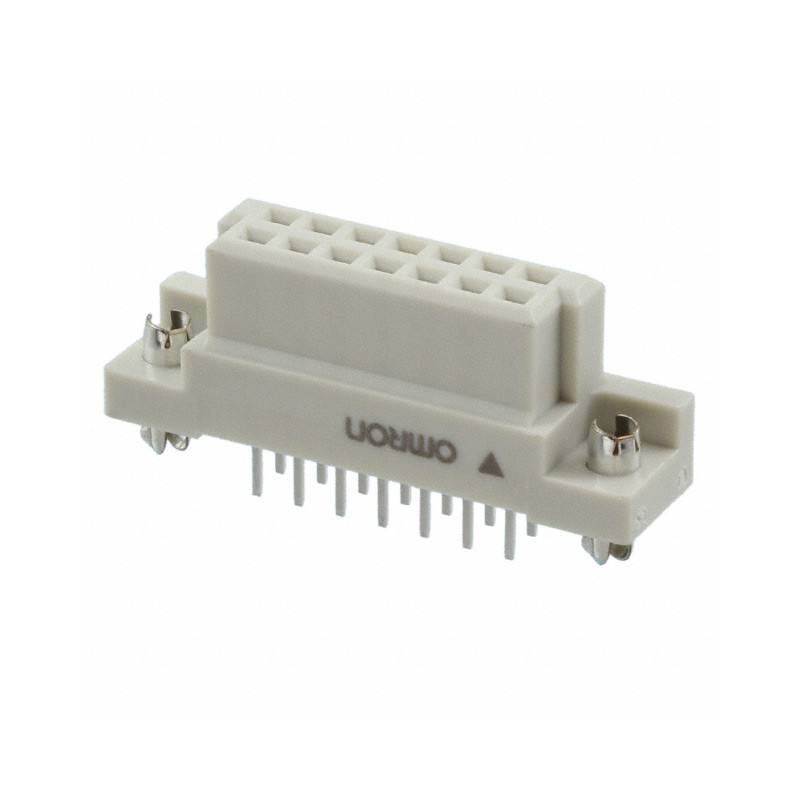 1 pcs : XC5B-1431-3A - CONN DIN RCPT 14POS PCB GOLD