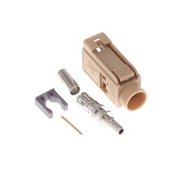 1 pcs : FK1FIDK - FAKRA GEN 1 CODE I BEIGE FEMALE