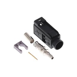 1 pcs : FK1FADK - FAKRA GEN 1 CODE A BLACK FEMALE